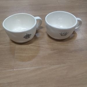 Amazing vintage rae dunn crown mugs lot